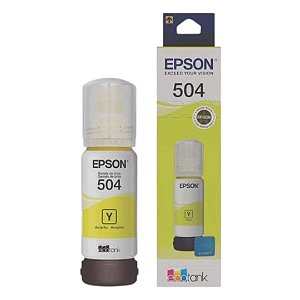 Refil De Tinta Epson T504420 Amarelo 70ml