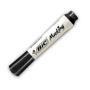 Marcador Para Quadro Branco Recarregável Preto Bic