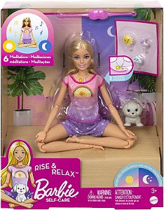 Boneca Barbie Medite Comigo Dia E Noite Mattel HHX64