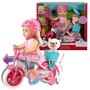 Boneca Little Mommy Primeiro Passeio De Bicicleta Mattel