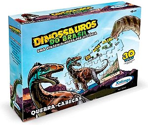Quebra Cabeça Dinossauro Do Brasil 30 Peças 22009 Xalingo