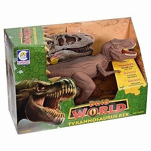 Boneco Dino World Tyrannosaurus Rex 2088 Cotiplas