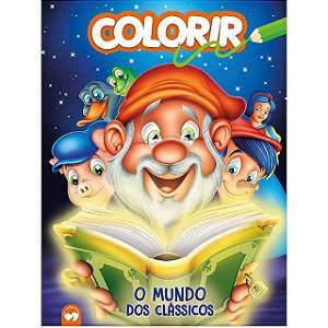 Livro Para Colorir O Mundo Dos Clássicos 9275 Vale Das Letras