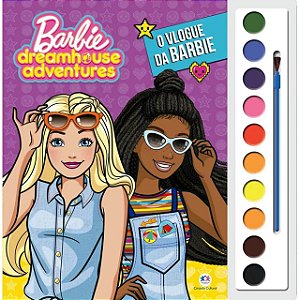 Livro Para Colorir Aquarela Barbie 4939 Ciranda Cultural