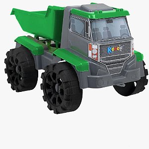Caminhão Forte Caçamba 28,5x19x18,5cm Kendy Brinquedos