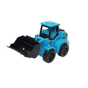Mini Trator Trucks Radicais Azul Unik Toys