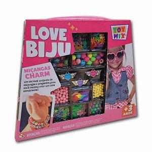 Kit Love Biju Miçangas Charm 333.38RF3 Toy Mix