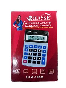 Calculadora de mesa Pequena 8 Dígitos CLA-185A Classe