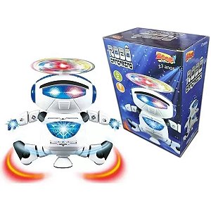 Robô Dançarino Luzes E Sons Gira 360° Zoop Toys