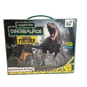Maleta De Pintura Dinossauro 150 Peças Fun Game