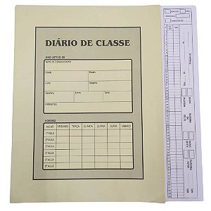 Diario Classe Bimestral 8fls São Domingos