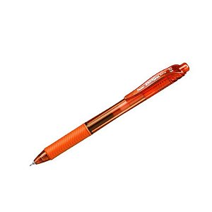 Caneta Gel Energel X Laranja 0.5mm Unidade Pentel