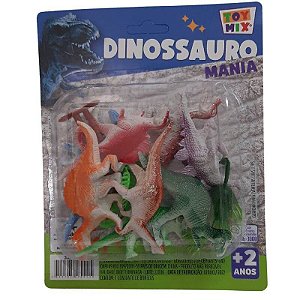 Conjunto Miniatura Dinossauros 10 Peças RF608 Vmp