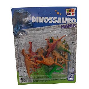 Conjunto Miniatura Dinossauros 10 Peças RF607 Vmp
