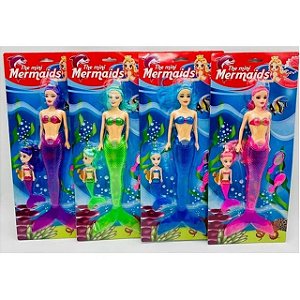 Boneca Sereia Com Acessórios 221 Mermaids