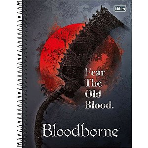 Caderno Espiral Universitário Bloodborne 80 Folhas Tilibra