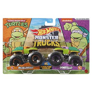 Carrinho Hot Wheels Monster Truck Com 2 1:64 FYJ64 Mattel