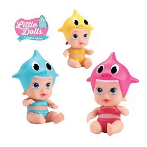 Boneca Little Dolls Tubarãozinho 8092 Diver Toys