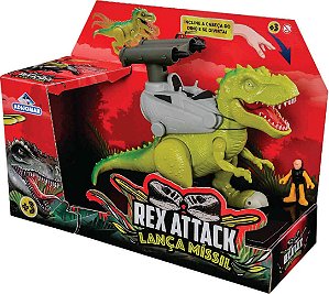 Dinossauro Rex Attack Lança Míssil 863 Adijomar