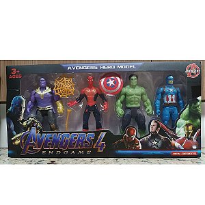 Bonecos Herois Com 4 Peças 2154 Avengers