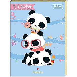 Kit Tili Notes Panda Tilibra