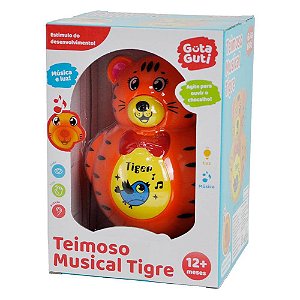 Teimoso Musical Tigre Gute Gute DMB6660 Dm Toys