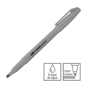 Marca Texto Lumini Cinza Pastel Cis