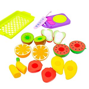 Kit Frutas Com Velcro 9 Peças Jing Yao Toys