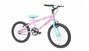 Bicicleta Infantil Aro 20 Melody Rosa E Azul Stone Bike
