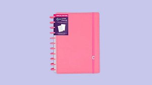 Caderno All Pink G+ Linhas Brancas CIGDP4012 Caderno Inteligente