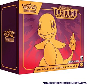 Box Treinador Avançado Pokémon Escarlate E Violeta 3 Obsidiana Em Chamas Copag