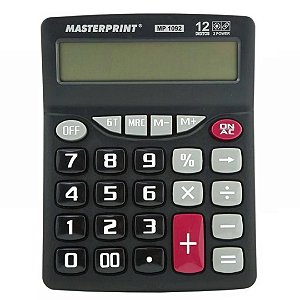 Calculadora De Mesa 12 Dígitos Grande MR1107 Max II Mori