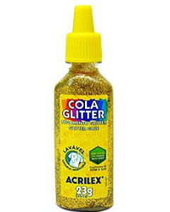 Cola Glitter 23gr Ouro 201 Acrilex