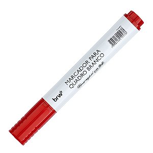 Marcador Para Quadro Branco Recarregável Vermelho CA6013 Brw