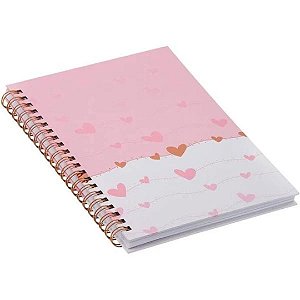 Caderno Espiral Capa Dura Pequeno S2 80 Folhas NB4020 Brw