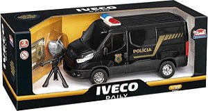 Carrinho Van De Policia Iveco Daily Com Acessórios 577 Usual
