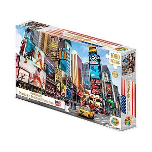 Quebra Cabeça Time Square Nova York 1000 Peças GGB