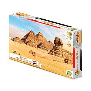 Quebra Cabeça Pirâmides De Gizé Egito 500 Peças 1033 GGB