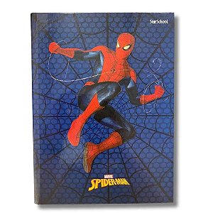 Caderno Brochura Capa Dura Spider Man 80 Folhas Starschool
