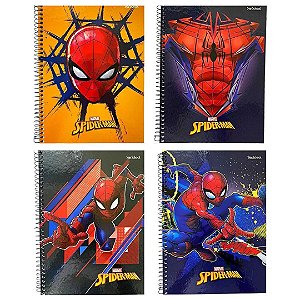 Caderno Espiral Capa Dura Spider Man 80 Folhas Starschool