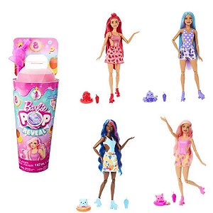 Barbie Reveal Color Pop Suco De Fruta Hnw40 Mattel