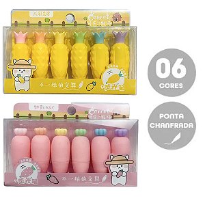 Mini Marca Texto Cute Com 6 Cores GB21027