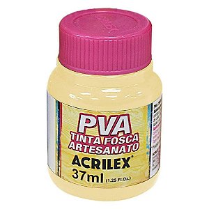 Tinta PVA Fosca Amarelo Bebe 37ml Acrilex