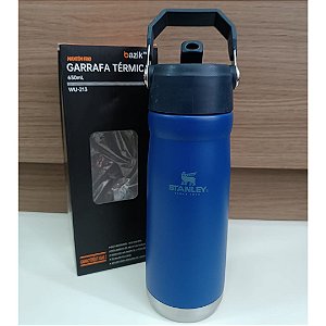 Garrafa Termica 650ml Azul WU-213 Bazik Prime