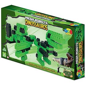 Blocos De Montar Mega Robots Tiranosauro Rex 386 GGB