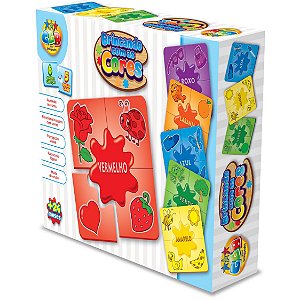 Quebra Cabeça Brincando Com As Cores 30 Peças 1015 GGB
