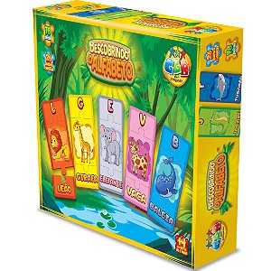 Jogo Descobrindo O Alfabeto 78 Peças 114 GGB