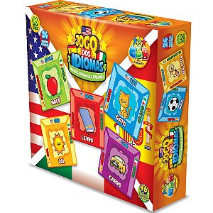 Jogo Dos Idiomas Inglês, Espanhol E Italiano 96 Peças 112 GGB