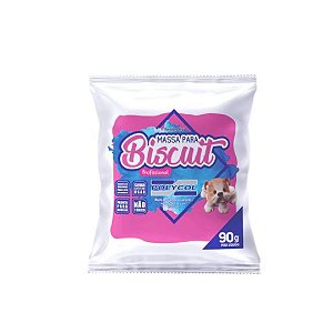 Massa Para Biscuit Pink 90g Polycol