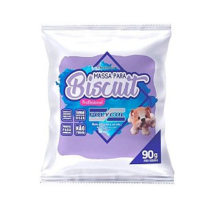 Massa Para Biscuit Lilás 90g Polycol